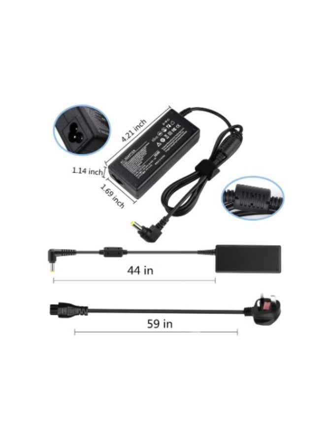 Terabyte 65W Laptop Charger for Toshiba Satellite C50 C55 C655 C675 C850 C855 C855D C875 P50 L50 L55 L55D L75 L300 L305 PA3917U-1ACA PA3714U-1ACA PA5035U-1ACA 19V 3.42A AC Adapter for Toshiba Laptop[5.5x2.5mm] - Image 4