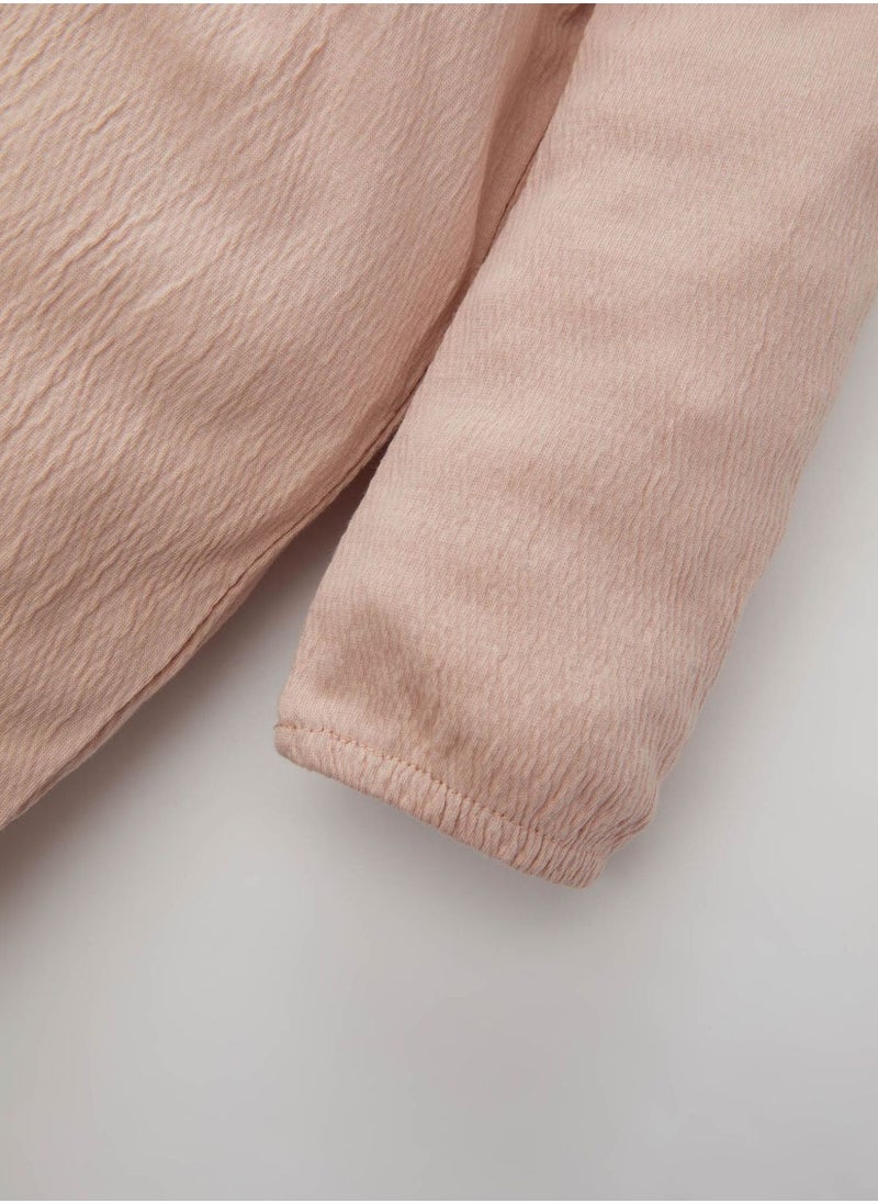 DeFacto - Crinkle Fabric Regular Fit Crew Neck Jumpsuit - Image 1