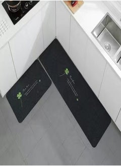 C&C Home 2 Pieces Modern Anti Slip Kitchen Floor Mats 120 x 40 and 60 x 40 cm  - Image 2