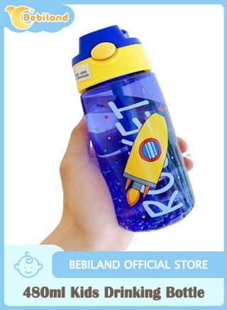 480ml Kids Drinking Water Bottle with Straw, Leakproof BPA-Free Durable Plastic Bottle, Blue - pzsku/ZBF28DAD6728A2B5FCAEBZ/45/1746217994/8797dcb3-070a-4cd0-925f-48c209e1521c