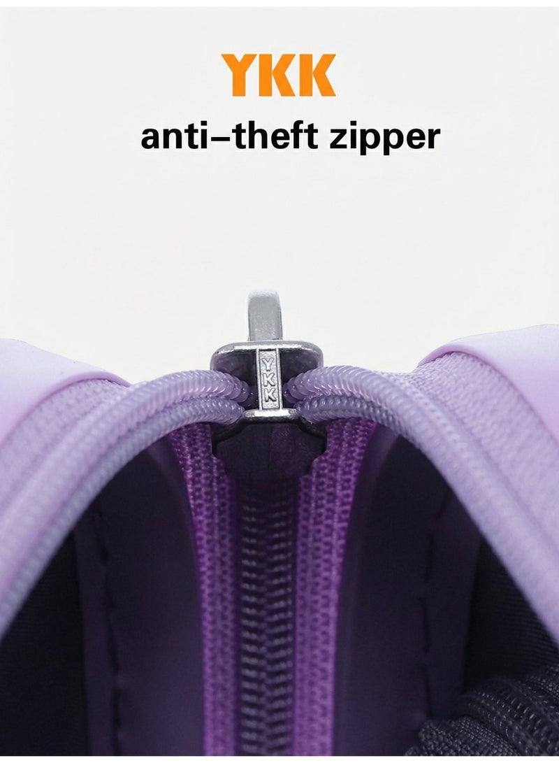 خفيفة الذهاب الأمتعة 7610 حقيبة بنفسجية حقيبة كمبيوتر حقيبة أمتعة مكتبية مع TSA للسفر مقاس 27 بوصة - Image 3