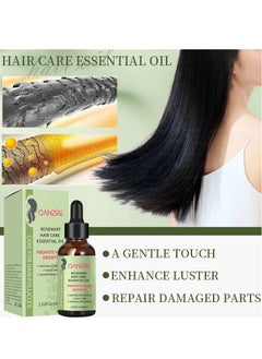 QANZIRE Rosemary Hair Oil Hair Care Essence Promotes Hair Growth, Strengthens Hair, Nourishes The Scalp, Is Light And Non-Greasy, Improves Scalp Circulation, Suitable for Both Men and Women  - Image 3