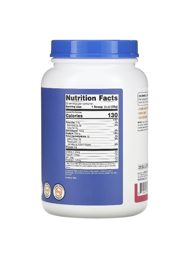 Nutricost, Whey Protein Isolate, Strawberry Acai , 2 lb (907 g) - Image 2