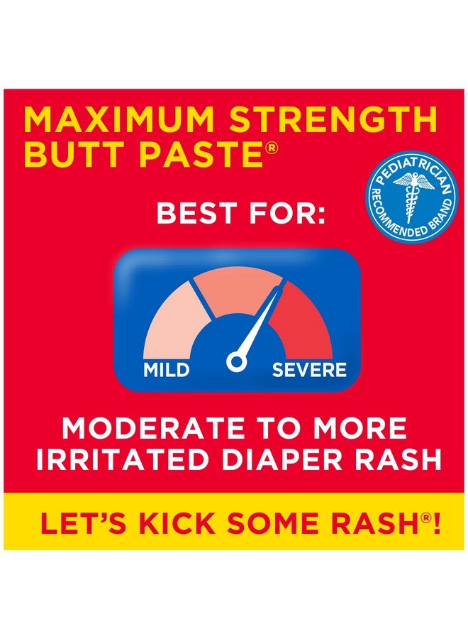 Boudreaux's Butt Paste Maximum Strength Diaper Rash Cream, Ointment For Baby, 4 Oz Tube, 3 Pack - Image 2