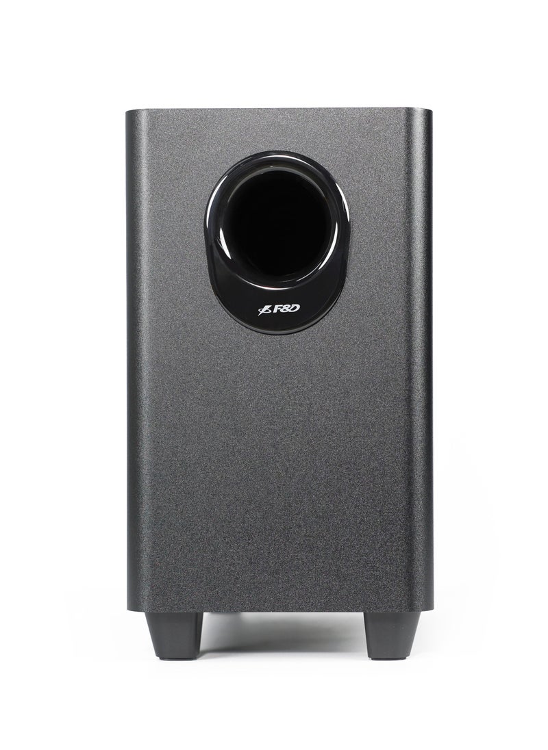 F&D - F&D T330 80W 2.1 Channel Soundbar Speaker&Wired Subwoofer\Bright Led Display\Usb Port\Bluetooth\Hdmi \Optical\ Auxilary Inputs - Image 1