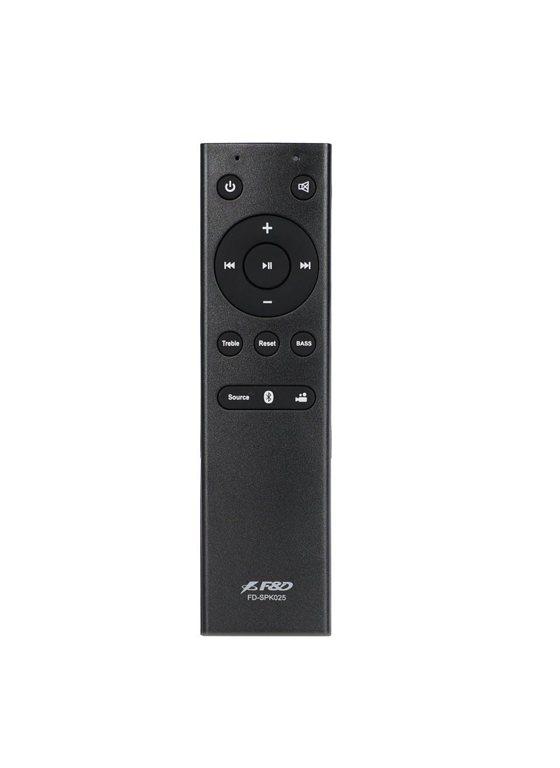 F&D - F&D T330 80W 2.1 Channel Soundbar Speaker&Wired Subwoofer\Bright Led Display\Usb Port\Bluetooth\Hdmi \Optical\ Auxilary Inputs - Image 1