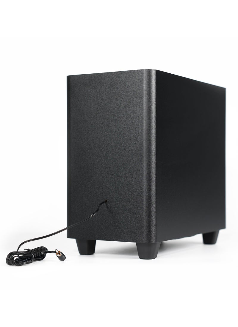 F&D - F&D T330 80W 2.1 Channel Soundbar Speaker&Wired Subwoofer\Bright Led Display\Usb Port\Bluetooth\Hdmi \Optical\ Auxilary Inputs - Image 1