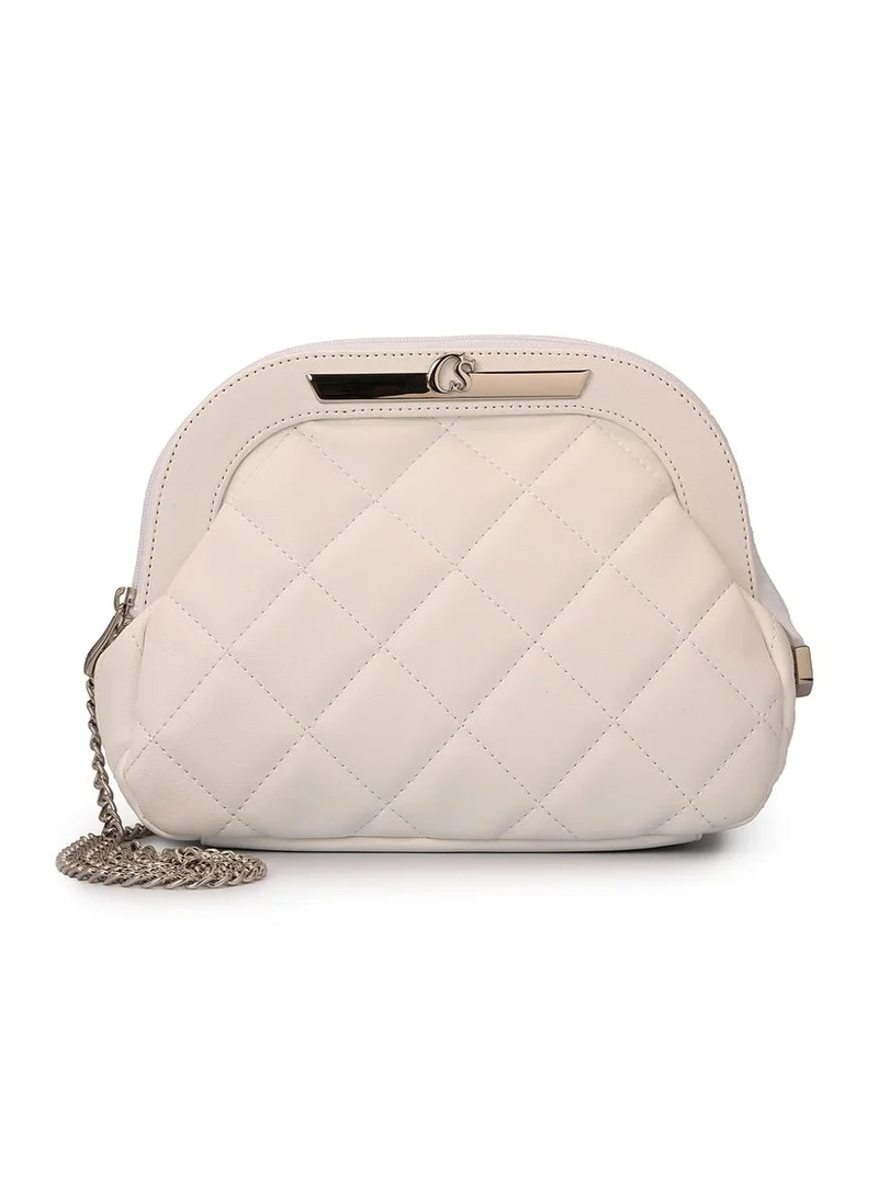 Carmen Steffens Quilted Bag Cs White