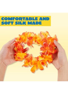 JOYIN JOYIN Toy 60 Counts Hawaiian Leis Bulk, Tropical Flower Lei Hawaiian Lei Beach Hawaii Luau Party Favors Decoration Birthday Party Supplies  - Image 2