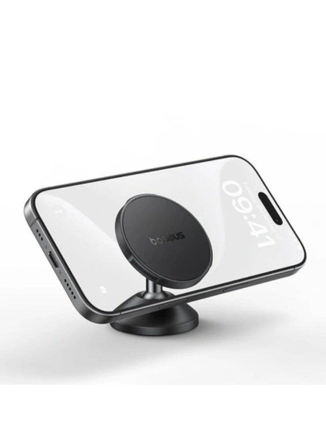 بيسوس Baseus GoTrip DC1 Magnetic Holder Compatible with MagSafe for Windshield/Dashboard - Black black - Image 3