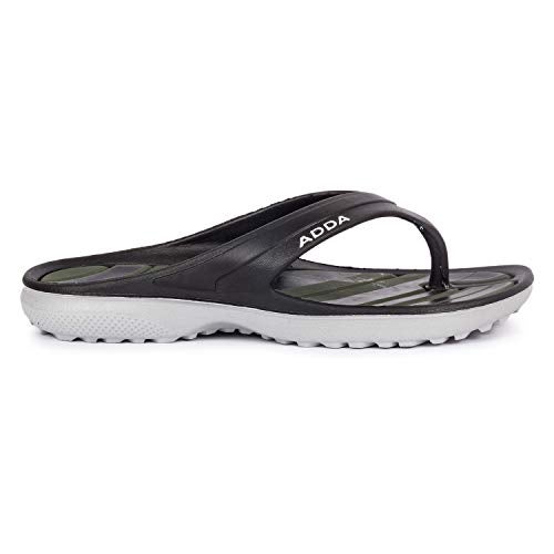 ADDA (LABEL) Men's TM-X1 Black, Olive EVA Open-back Slipper - 7 - Image 4