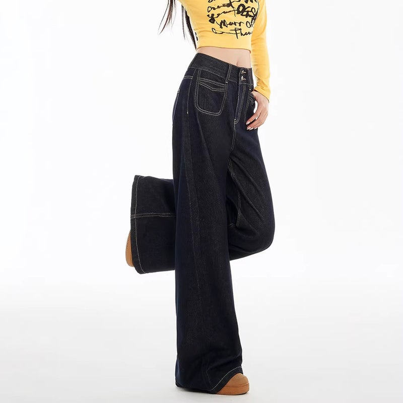 Unisex Casual Daily Denim Jeans - Image 3