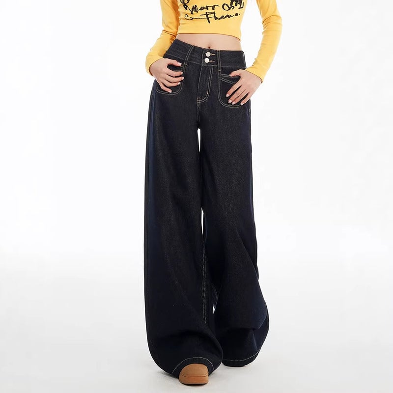 Unisex Casual Daily Denim Jeans - Image 4