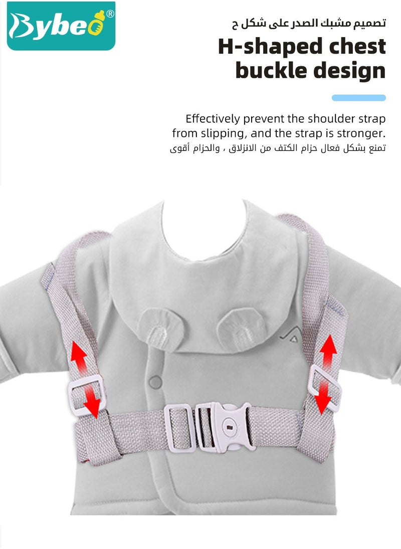 Bybeo - 3 in 1 Toddler Harness Leash + Anti Lost Wrist Link, Child Safety Harness Tether, Kids Walking Wristband Assistant Strap Belt for Parent Boys Girls Outdoor Activity - Image 1