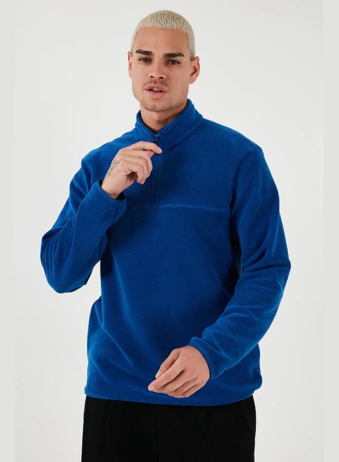 Buratti  Buratti Regular Fit Anti-Pilling Non-Pilling Standing Collar Raised 2-Pack Polar Men's POLAR 5896700S2 for Men | Best Price UAE