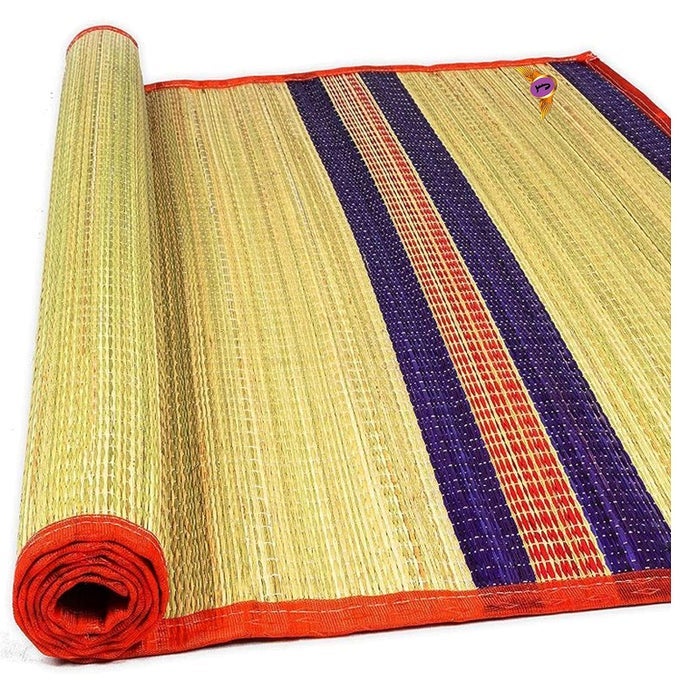 STRIPED KORAI FLOOR MAT 6 X 35 RED