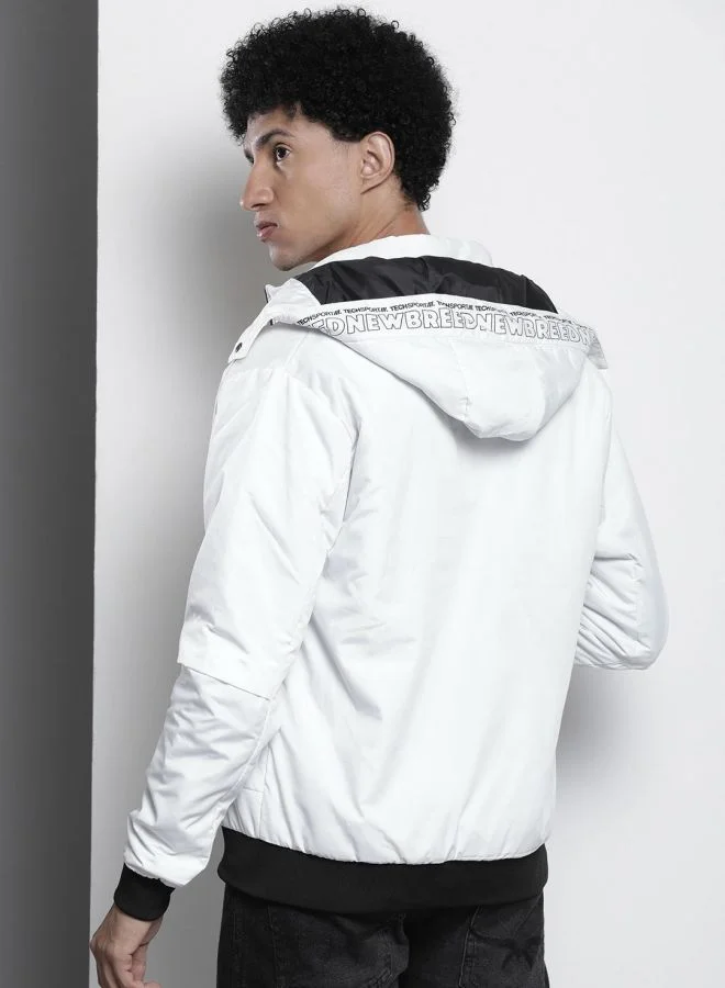 ذا انديان كراج كو The Indian Garage Co Men Slim Fit Solid Round Neck Long Sleeves Jacket