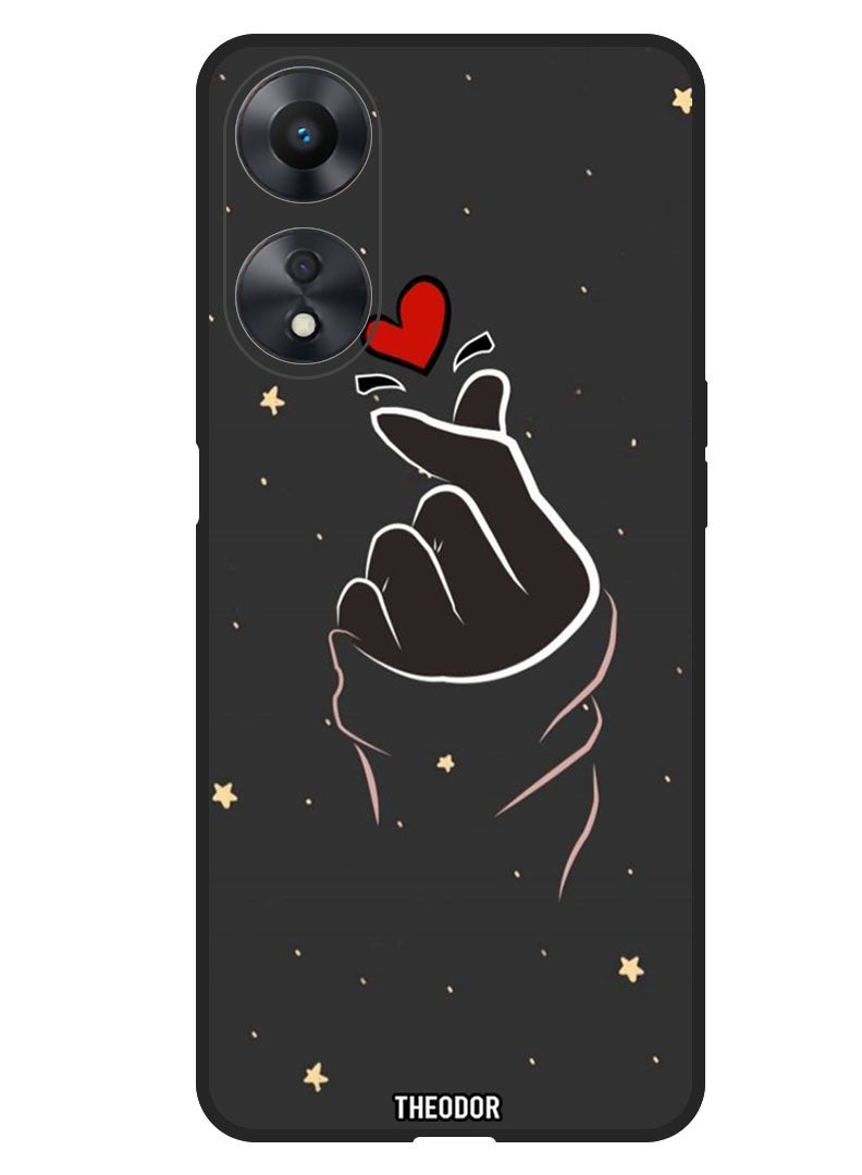 Theodor Protective Case Anti Scratch Shock Proof Bumper Cover For Oppo A1 5G Snap Love - Image 1