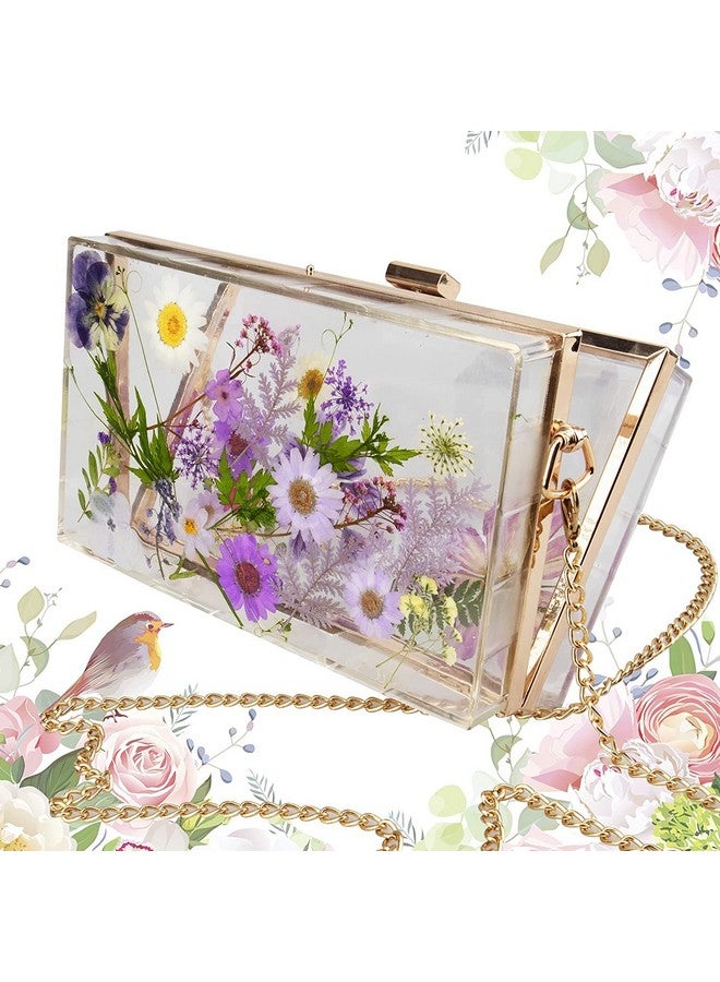 Snoogg Square Shape Clutch Bag Resin Moulds, Metal Clutch for Epoxy Resin Casting Moulds for DIY Personalized Clutch Bag, Women and Girl for Gift (Moulds + Clasp Lock Suit + Chain) - Image 4