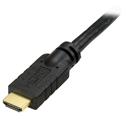 StarTech.com 20ft HDMI Cable - 4K High Speed HDMI Cable with Ethernet - 4K 30Hz UHD HDMI Cord - 10.2 Gbps Bandwidth - HDMI 1.4 Video / Display Cable M/M 28AWG - HDCP 1.4 - Black (HDMIMM15HS) - Image 2
