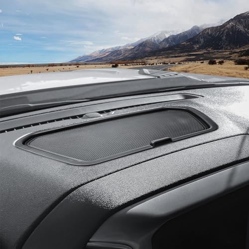 HGWEI Dash Storage Tray Compatible with (2019-2026) Chevy Silverado/GMC Sierra 1500 & (2020-2026) Silverado/Sierra 2500HD 3500HD Accessories - Center Console Dashboard Organizer Insert Divider, Black - Image 1