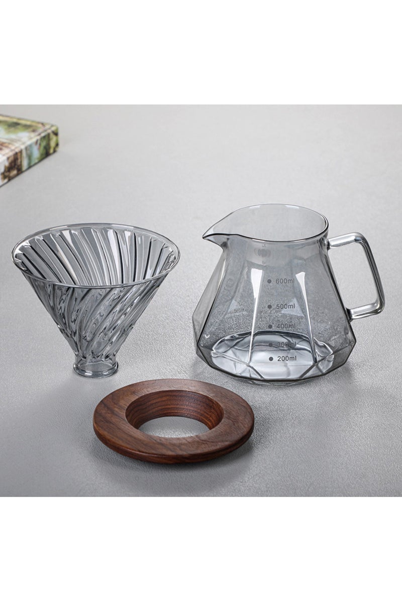 DUNELIFE Coffee Filter Set Coffee Filters And Coffee Pots 600ml - Image 4