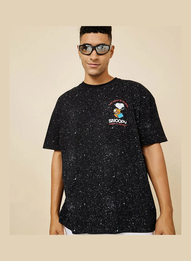 Styli Snoopy Graphic AOP Oversized Tshirt