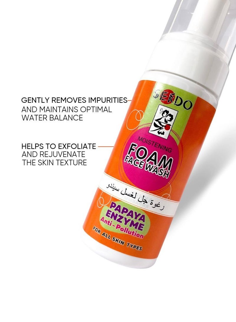 Sendo Foaming Gel Cleanser With Papaya Enzymes 150 ml - Image 5