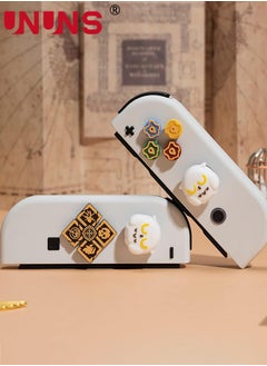 UNUNS UNUNS Cross D-Pad Button Caps Luminous Silicone Thumb Grips Set, ABXY Buttons Sticker Joystick Cover Caps Compatible with Nintendo Switch/OLED Controller-Wizarding World  - Image 5