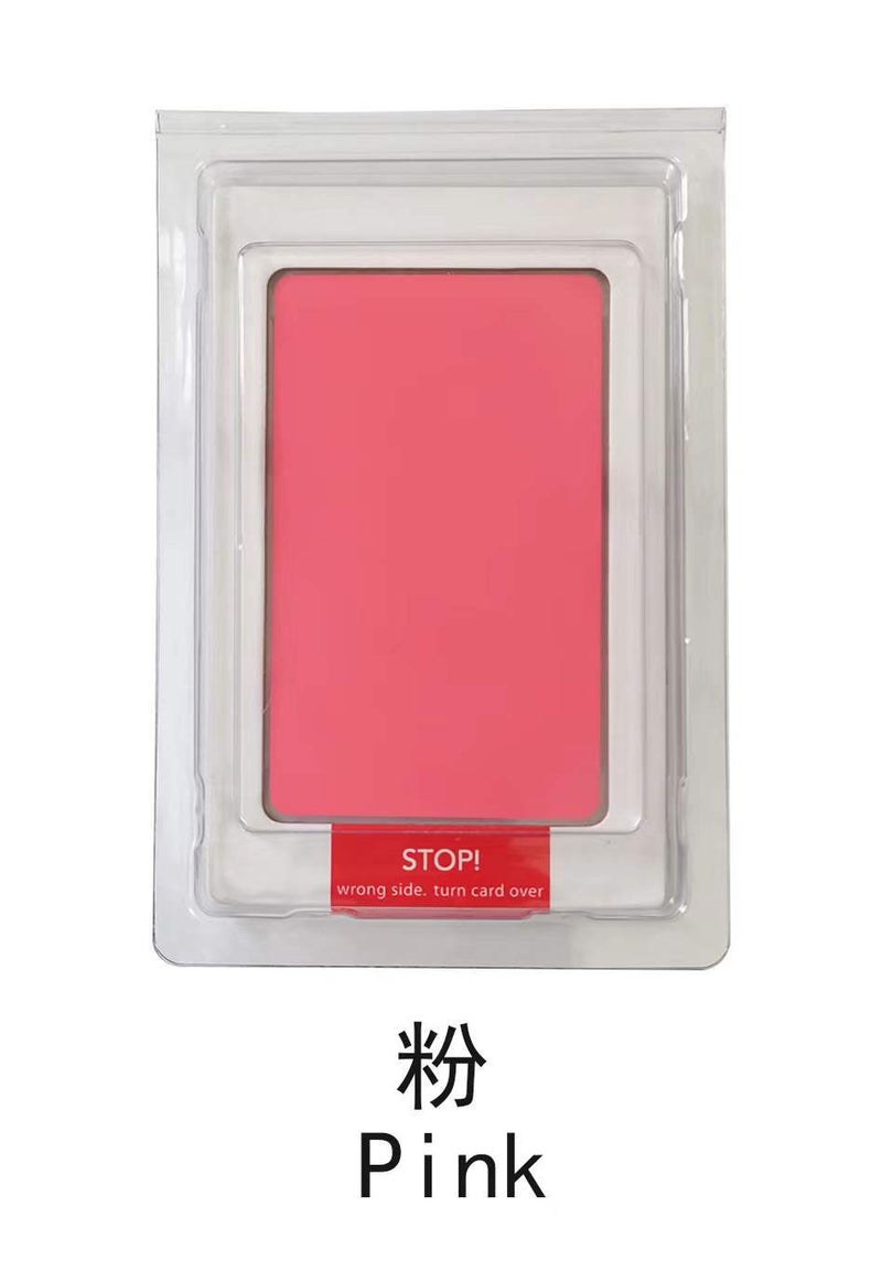 (Source manufacturer) The baby's disposable ink pad does not touch the skin to cross-infection and has a clear stamp Pink - Image 1
