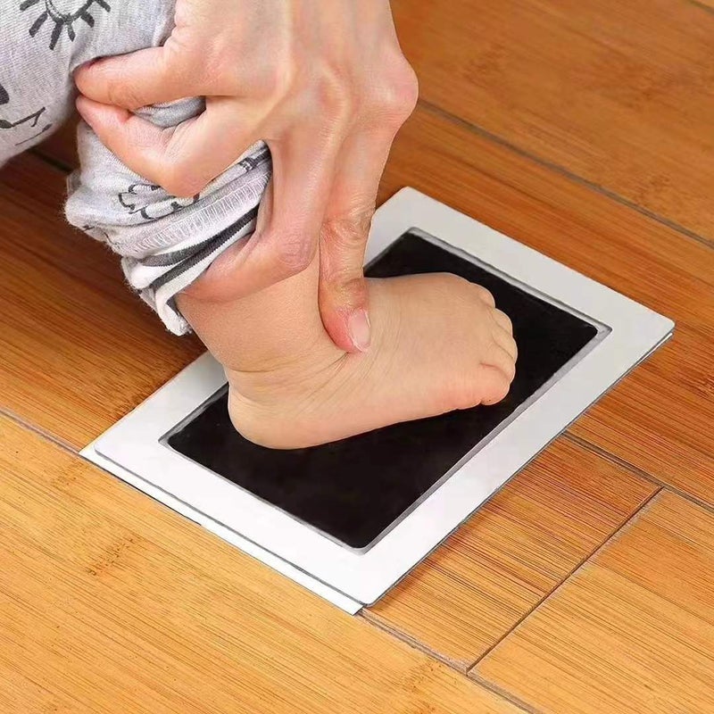 (Source manufacturer) The baby's disposable ink pad does not touch the skin to cross-infection and has a clear stamp Pink - Image 5
