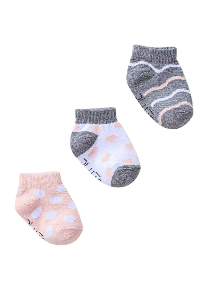 Pluto - Pack of 6 Cotton Socket Socks for Baby Girl - Image 1