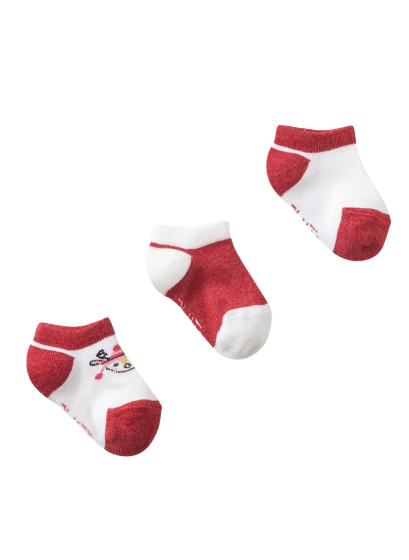 Pluto - Pack of 6 Cotton Socket Socks for Baby Girl - Image 1