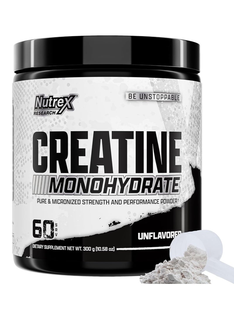 نورتكس ريسيرش مونوهيدرات الكرياتين - بدون نكهه - (300 جم) - Image 1
