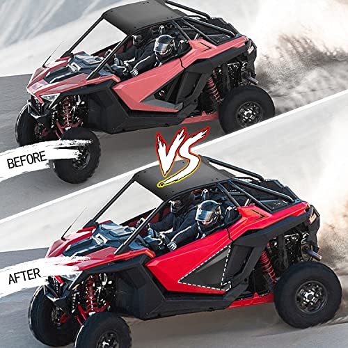 SAUTVS Door Closeoff Inserts for RZR PRO XP 20-24, Half Lower Door Inserts Panels for Polaris RZR PRO XP/Pro R/Turbo R 2 Seater 2020-2024 Accessories, Replace #2883765 (Front Left & Right) - Image 5
