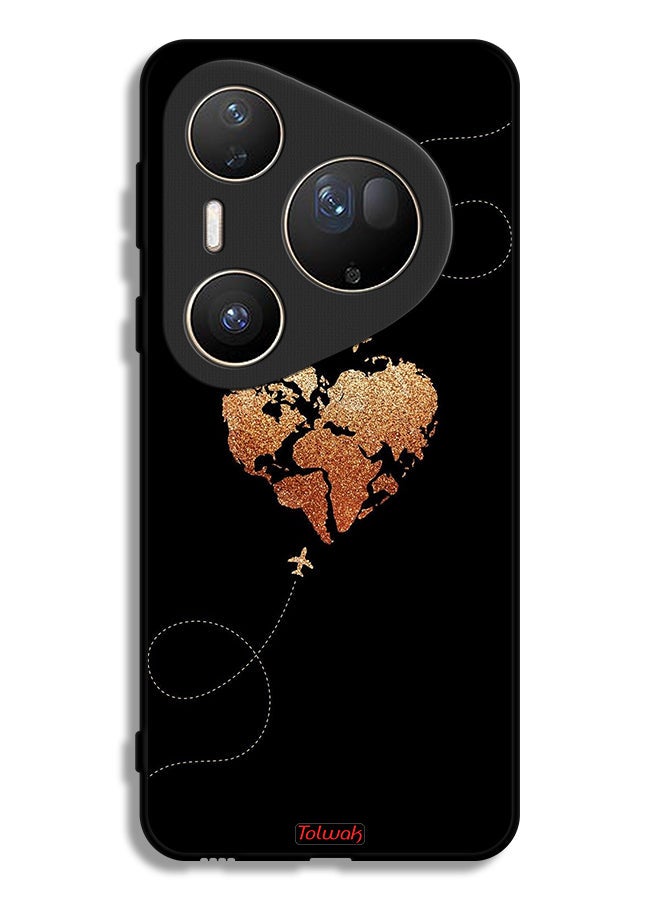 Tolwak Huawei Pura 80 Ultra Protective Case Cover Airplanes Touching Heart - Image 1