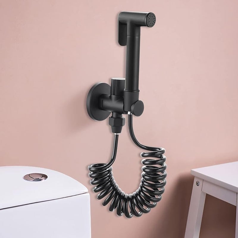 مرفق رشاش يدوي من النحاس مع خرطوم بطول 3 أمتار لتنظيف المرحاض وغسل الحيوانات الأليفة - Image 3