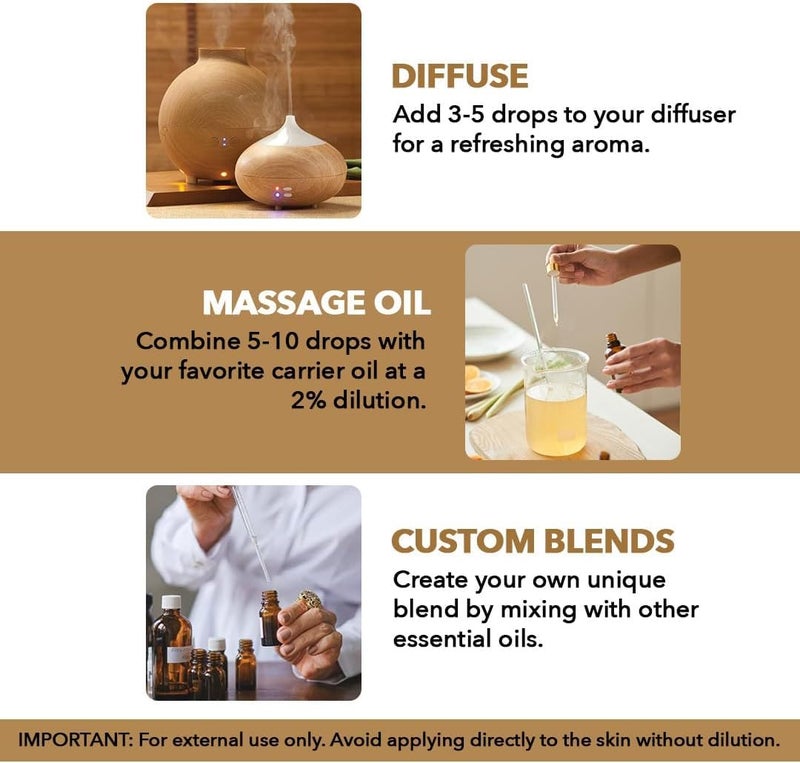 Majestic Pure Frankincense Essential Oil with Glass Dropper - Huge 4 Fl Oz - 100% Pure and Natural Frankincense Oil - Premium Grade Essential Oils for Diffuser, Aromatherapy, Soap and Candle Making - Image 4