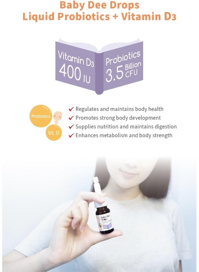 Unid Baby Dee Drops Probiotics for Infants - Image 3