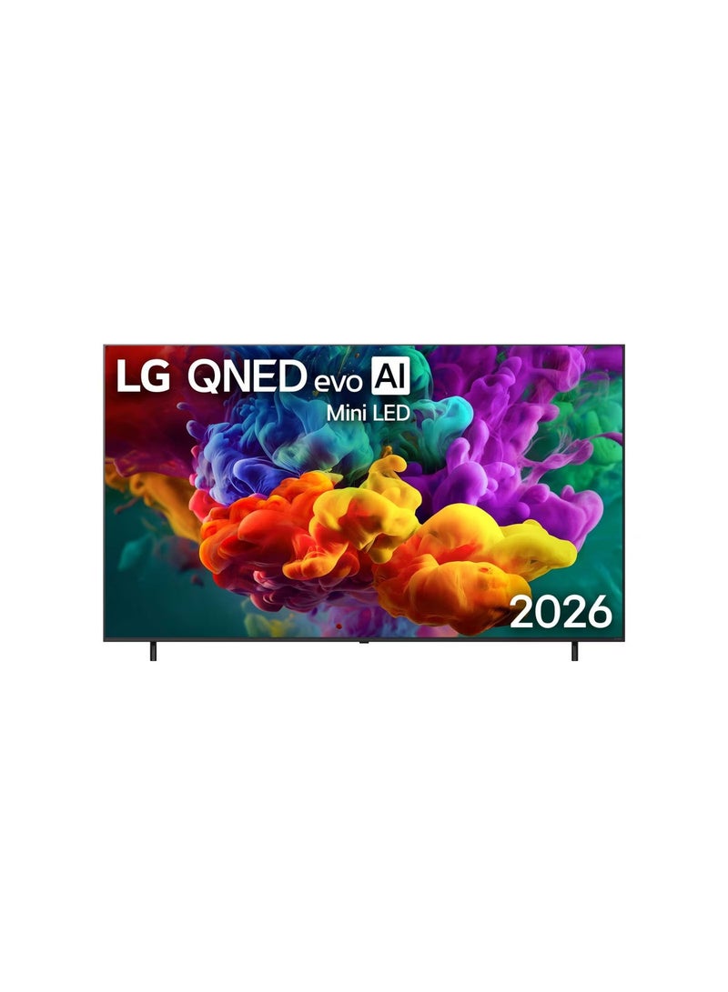 LG 86-inch LG QNED evo AI Mini LED 4K Smart TV with Dynamic QNED Color Pro 2026 86QNED85B6T Black - Image 1