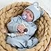 Milidool Realistic Reborn Baby Boy Dolls Lifelike Newborn Baby Dolls That Looks Real18 Inch Soft Handmade Real Looking Baby Doll Real Life Baby Dolls with Gift Box for Kids Age 3 - Image 2