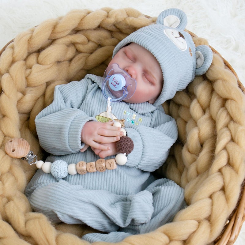 Milidool Realistic Reborn Baby Boy Dolls Lifelike Newborn Baby Dolls That Looks Real18 Inch Soft Handmade Real Looking Baby Doll Real Life Baby Dolls with Gift Box for Kids Age 3 - Image 3