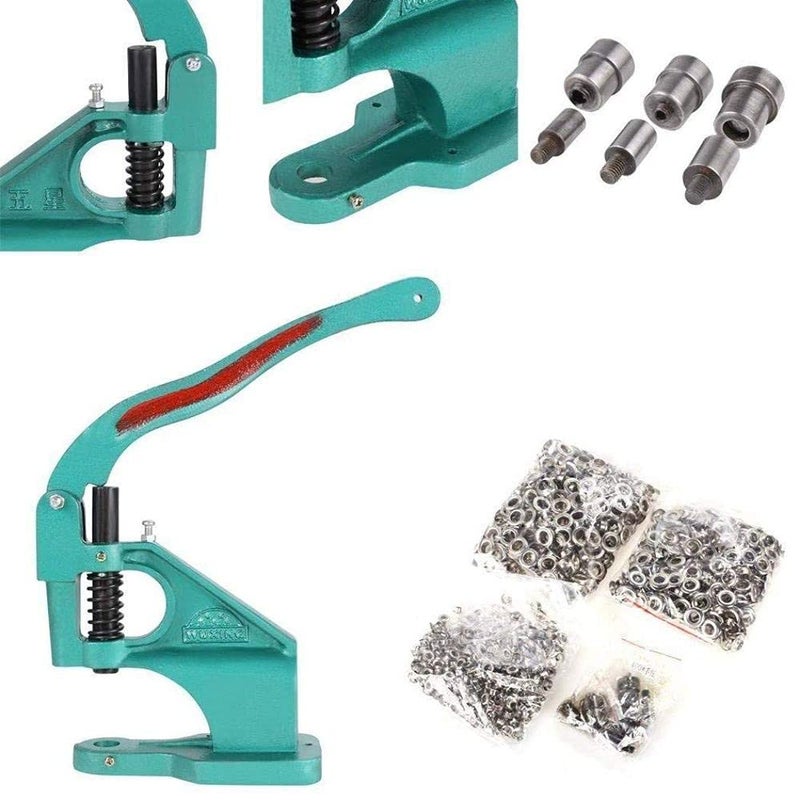DIY Crafts DIY Crafts CTDIYHI24598 Hand Press Grommet Machine Grommets Eyelet Tool Kit 3 Die Hand Press Grommet Machine 024  - Image 2