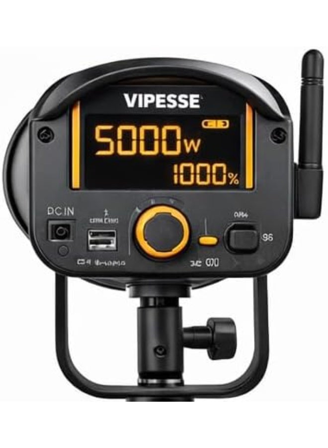 VIPESSE MX-BK500Bi 500W Bi-Color LED Video Light 2700K–6500K CRI 96+ TLCI 98+ App & Remote Control Bowens Mount Studio Light for Photography Videography YouTube Content Creation - Image 4