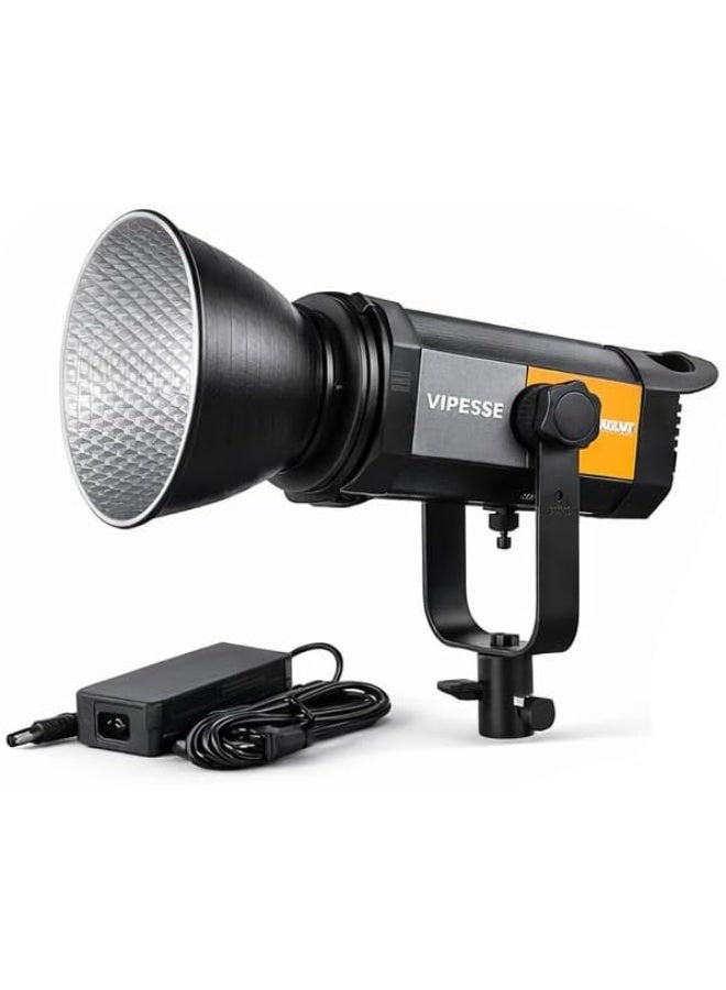 VIPESSE MX-BK500Bi 500W Bi-Color LED Video Light 2700K–6500K CRI 96+ TLCI 98+ App & Remote Control Bowens Mount Studio Light for Photography Videography YouTube Content Creation - Image 1