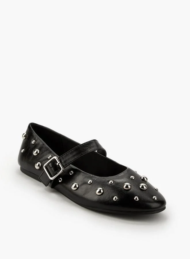 Celeste Women Studded Mary Jane Shoes