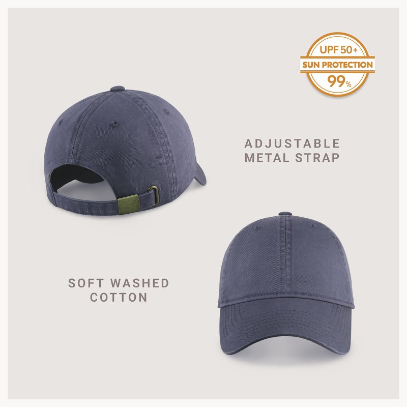 CHOK.LIDS Everyday Premium Dad Hat Unisex Cotton Baseball Cap for Men and Women Adjustable Lightweight Polo Style Curved Brim (Blueberry) - Image 2