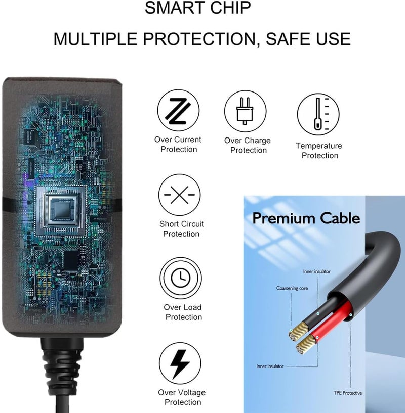 UPBRIGHT 5.7V AC/DC Adapter Compatible with Roland GO: PIANO Digital Piano GO-61P GO: KEYS Music Creation Keyboard GO-61K CUBE Lite MONITOR CUBE-LM-WH CUBELMWH Amplifier 5.7VDC 6V Power Supply Charger - Image 4