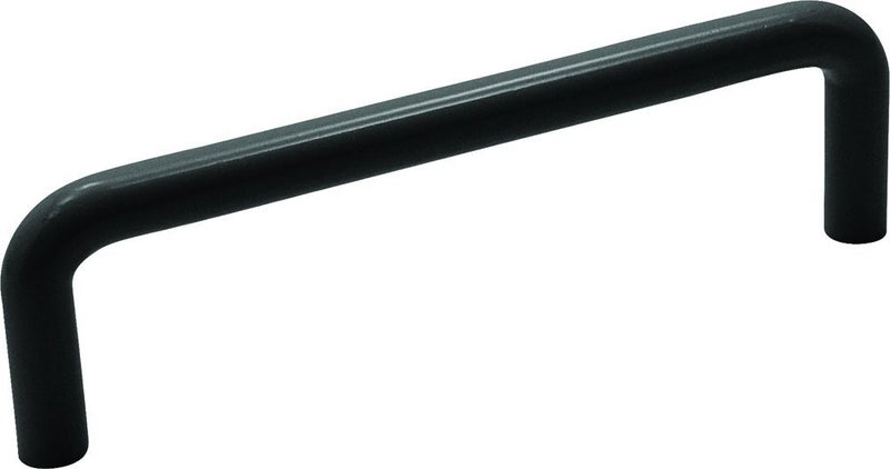 Hickory Hardware 1 Pack Solid Core Kitchen Cabinet Pulls, Luxury Cabinet Handles, Hardware for Doors & Dresser Drawers, 4 Inch Hole Center, Black, Wire Pulls Collection - Image 1