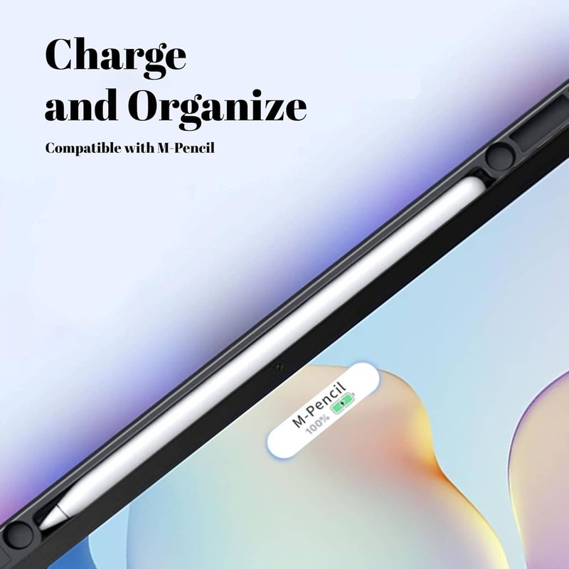 Vurtboly غلاف الهجين المتوافق مع Huawei Matepad 11.5 بوصة 2025، غلاف واقي صلب من البولي كربونات قابل للطي مع حامل متعدد الزوايا وحامل قلم، متوافق مع Huawei Matepad 11.5 بوصة 2025 (بنفسجي) - Image 4